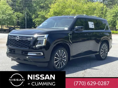 Black 2025 Nissan Armada Platinum Reserve for sale in Cumming, GA