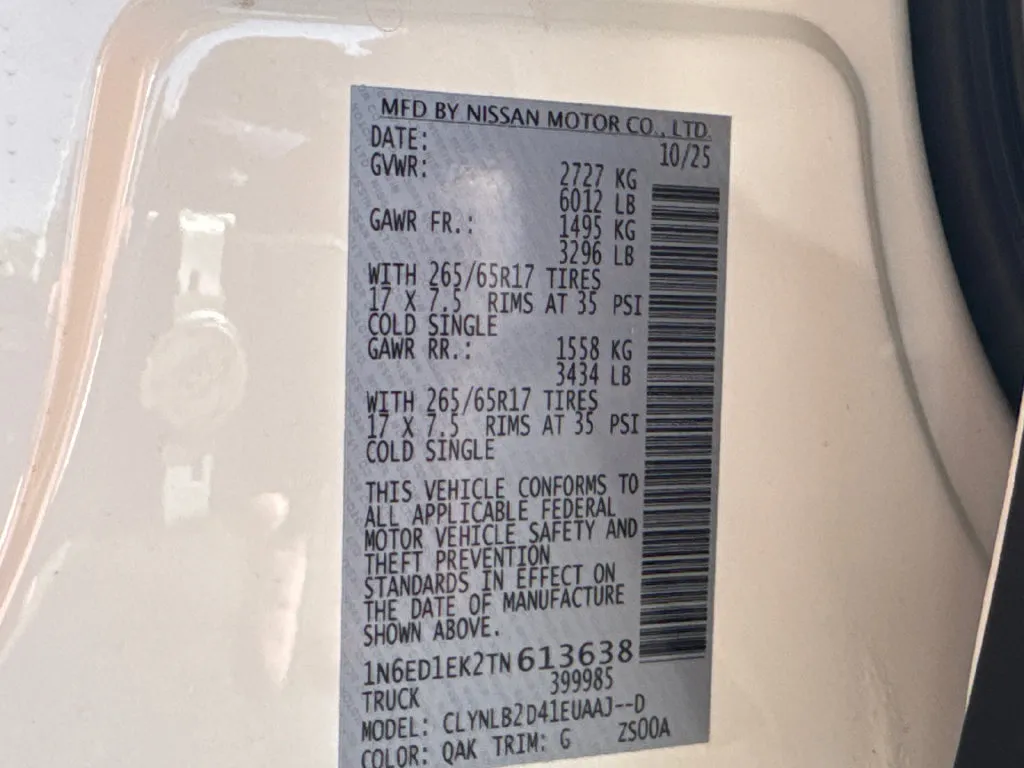 2026 Nissan Frontier SV - Photo 27