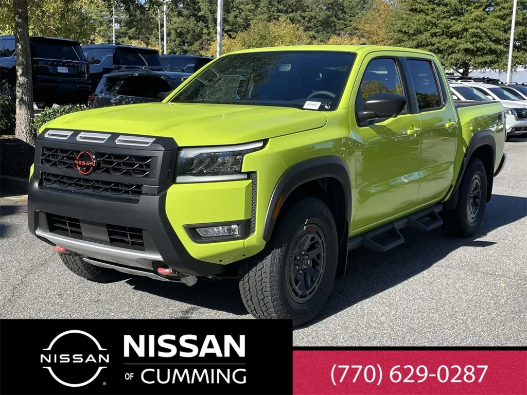 Yellow 2026 Nissan Frontier PRO-4X for sale in Cumming, GA