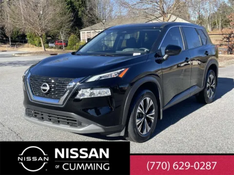 Black 2023 Nissan Rogue SV for sale in Cumming, GA