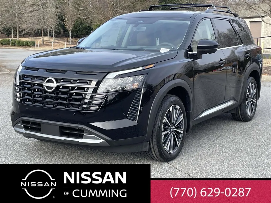 Black 2026 Nissan Pathfinder Platinum for sale in Cumming, GA