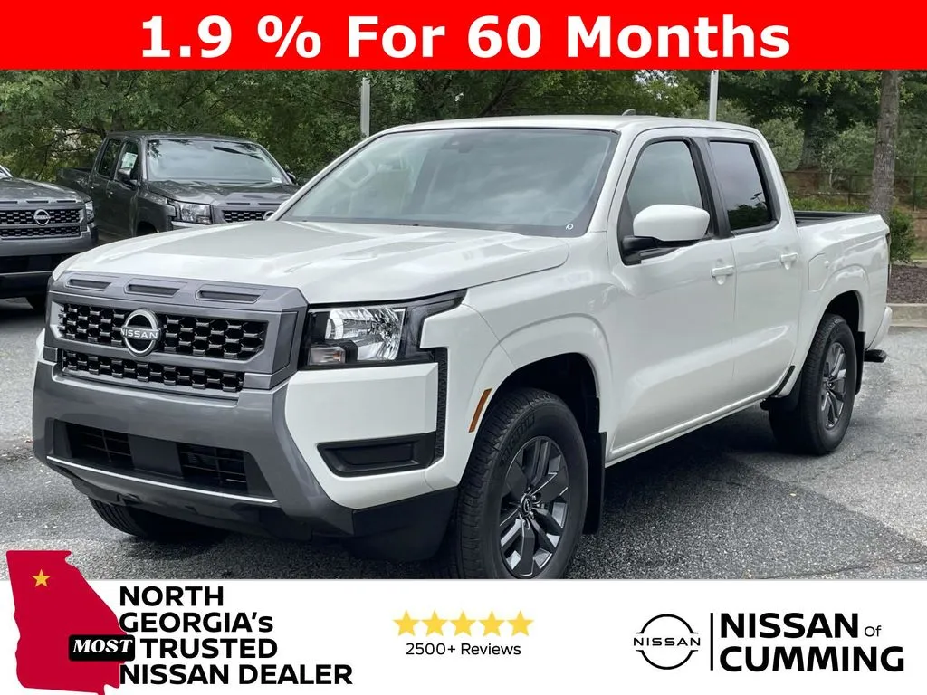 White 2025 Nissan Frontier SV for sale in Cumming, GA