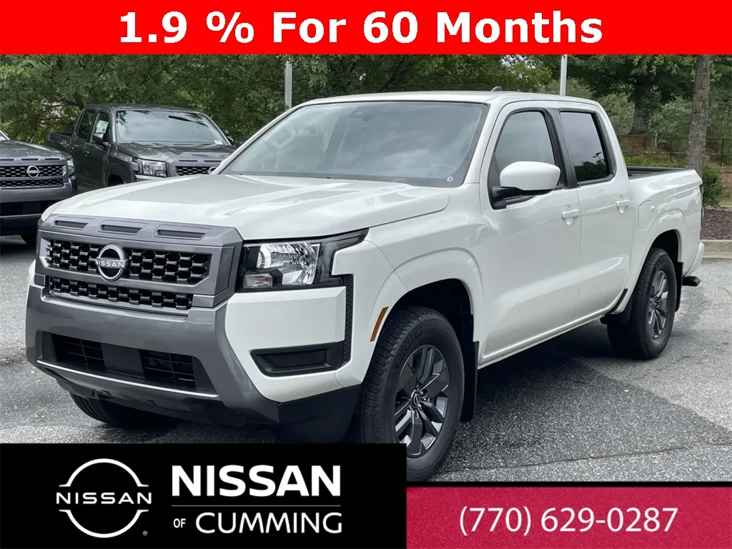 White 2025 Nissan Frontier SV for sale in Cumming, GA