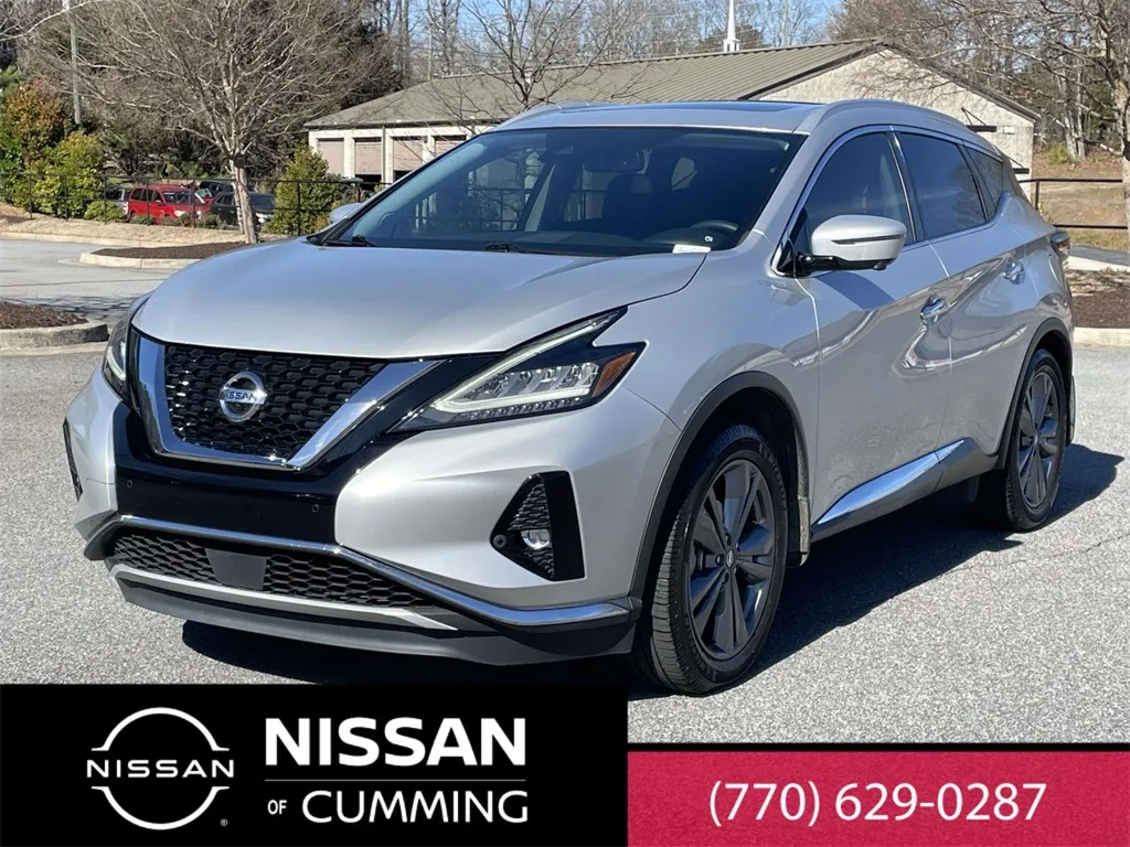 Silver 2021 Nissan Murano Platinum for sale in Cumming, GA