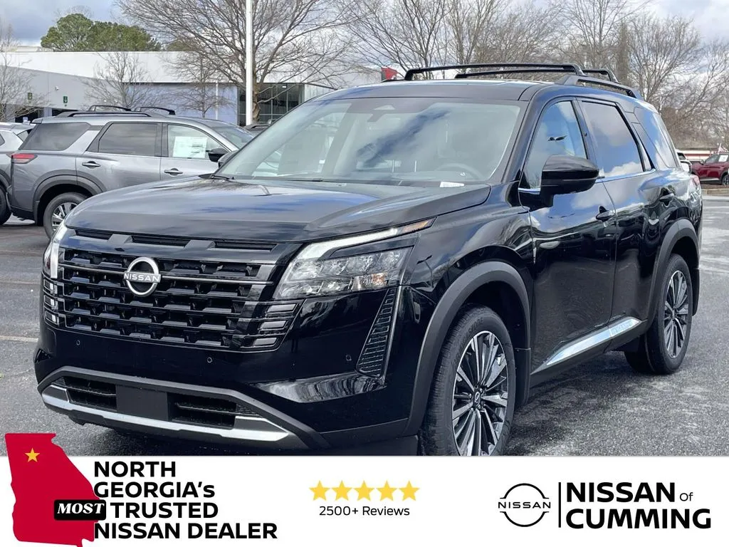 Black 2026 Nissan Pathfinder Platinum for sale in Cumming, GA