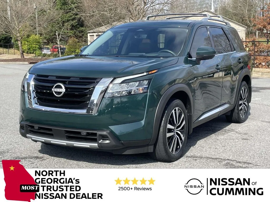 Green 2024 Nissan Pathfinder Platinum for sale in Cumming, GA