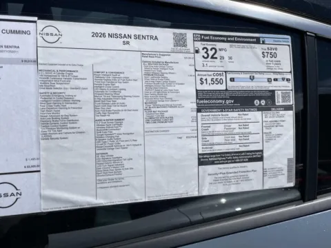 More photos of 2026 Nissan Sentra SR at Nissan Of Cumming, GA