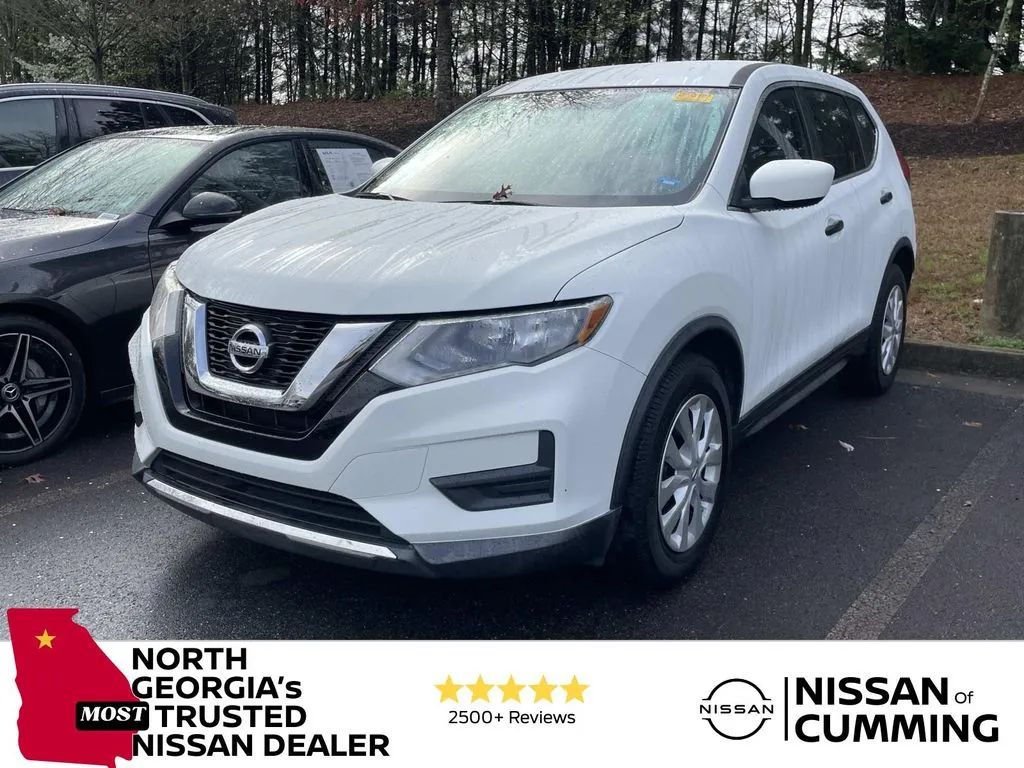 White 2017 Nissan Rogue S for sale in Cumming, GA