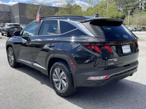 Another view of 2024 Hyundai Tucson Hybrid Blue for sale in Cumming, GA at Nissan Of Cumming