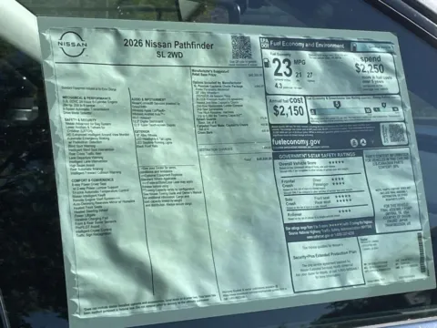 Photos of 2026 Nissan Pathfinder SL for sale in Cumming, GA at Nissan Of Cumming