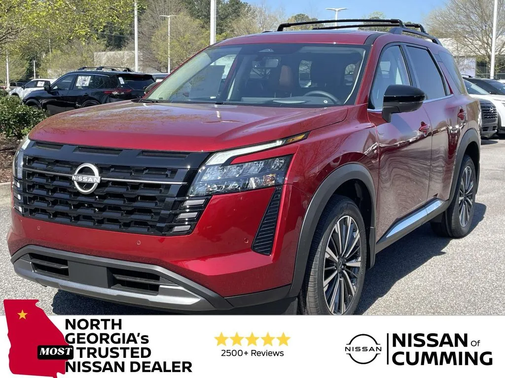 Red 2026 Nissan Pathfinder Platinum for sale in Cumming, GA