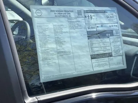 Another view of 2026 Nissan Frontier SV for sale in Cumming, GA at Nissan Of Cumming