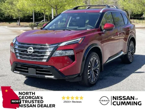 Red 2024 Nissan Rogue Platinum for sale in Cumming, GA