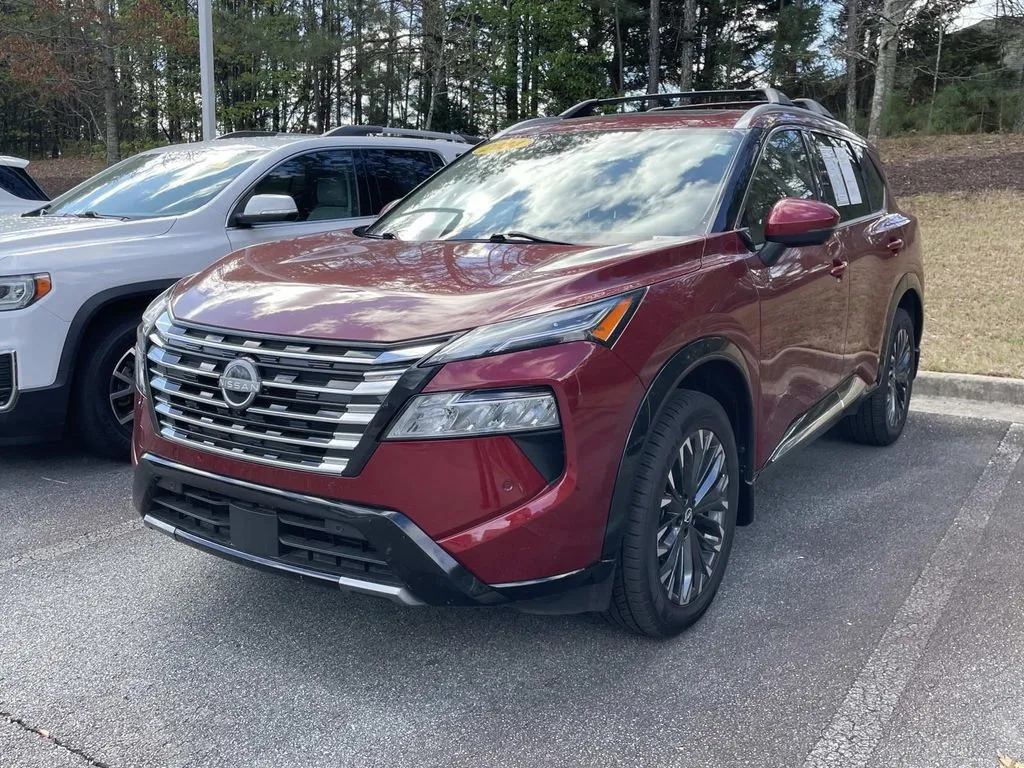 Red 2024 Nissan Rogue Platinum for sale in Cumming, GA