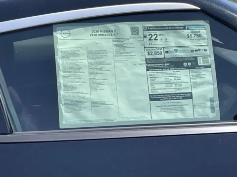 Another view of 2026 Nissan Z Performance for sale in Cumming, GA at Nissan Of Cumming