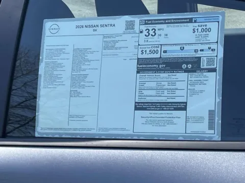 Another view of 2026 Nissan Sentra SV for sale in Cumming, GA at Nissan Of Cumming