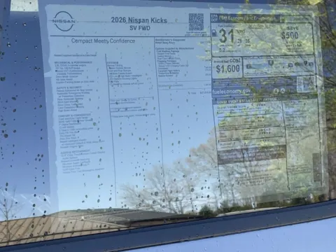 Photos of 2026 Nissan Kicks SV for sale in Cumming, GA at Nissan Of Cumming