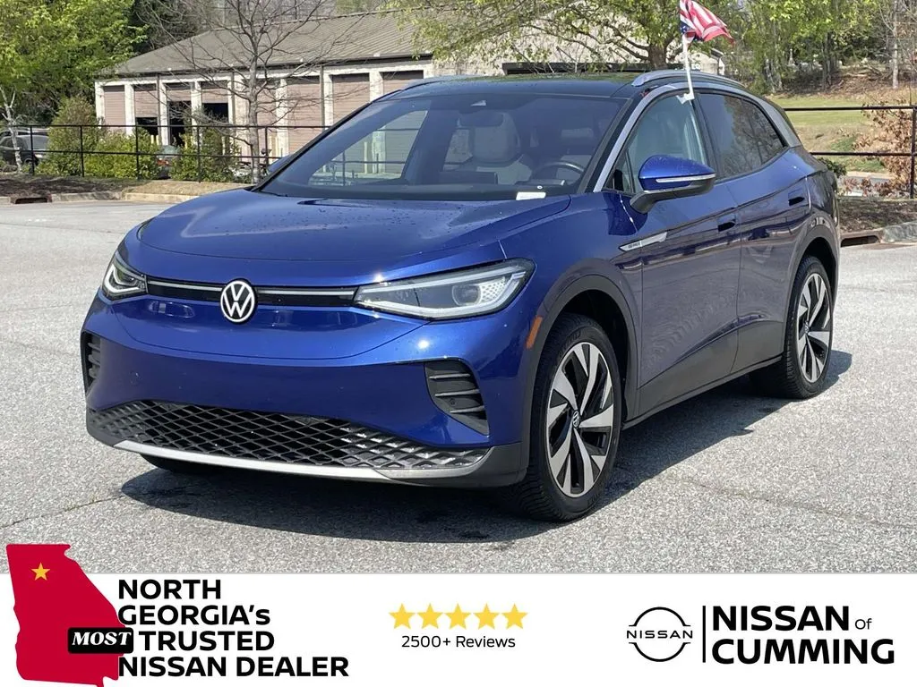 Used 2022 Volkswagen ID.4 PRO S with VIN WVGUNPE2XNP050999 for sale in Cumming, GA