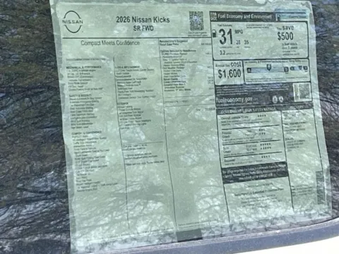 Photos of 2026 Nissan Kicks SR for sale in Cumming, GA at Nissan Of Cumming