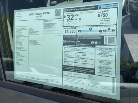 Photos of 2026 Nissan Rogue SV for sale in Cumming, GA at Nissan Of Cumming