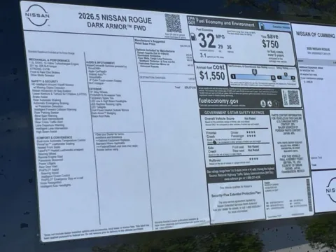 Photos of 2026 Nissan Rogue Dark Armor for sale in Cumming, GA at Nissan Of Cumming