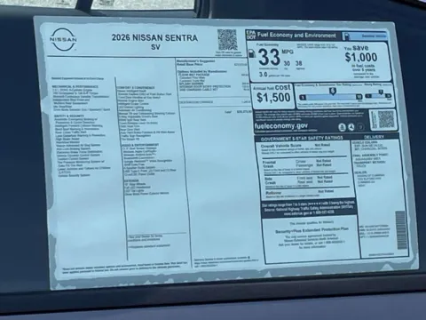 Photos of 2026 Nissan Sentra SV for sale in Cumming, GA at Nissan Of Cumming