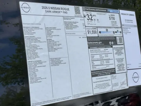 Photos of 2026 Nissan Rogue Dark Armor for sale in Cumming, GA at Nissan Of Cumming