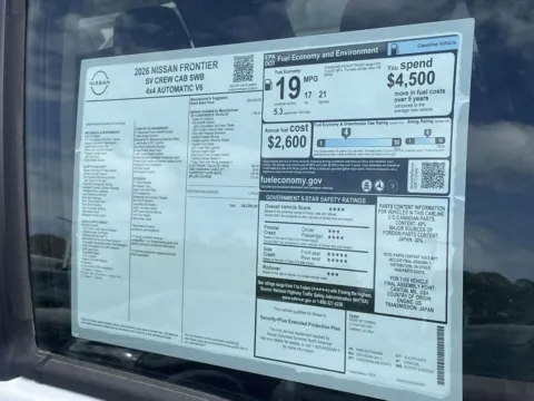 Photos of 2026 Nissan Frontier SV for sale in Cumming, GA at Nissan Of Cumming