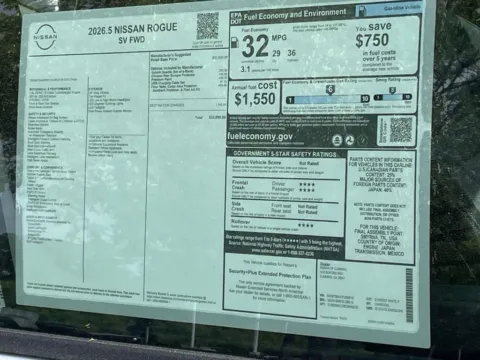 Photos of 2026 Nissan Rogue SV for sale in Cumming, GA at Nissan Of Cumming