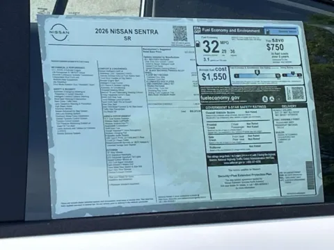 Photos of 2026 Nissan Sentra SR for sale in Cumming, GA at Nissan Of Cumming