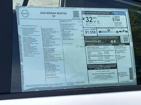 Photos of 2026 Nissan Sentra SR for sale in Cumming, GA at Nissan Of Cumming