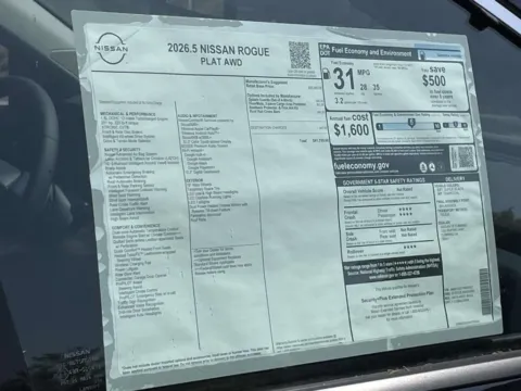 Another view of 2026 Nissan Rogue Platinum for sale in Cumming, GA at Nissan Of Cumming