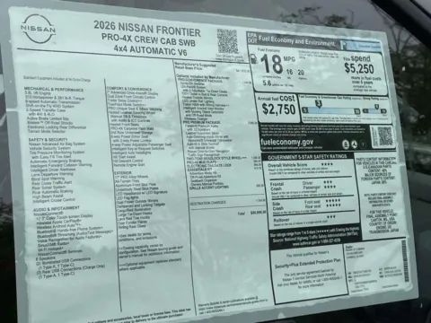 Photos of 2026 Nissan Frontier PRO-4X for sale in Cumming, GA at Nissan Of Cumming