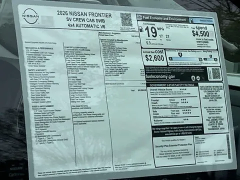 Photos of 2026 Nissan Frontier SV for sale in Cumming, GA at Nissan Of Cumming