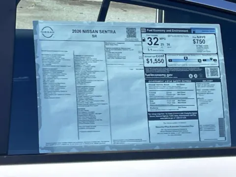 Photos of 2026 Nissan Sentra SR for sale in Cumming, GA at Nissan Of Cumming