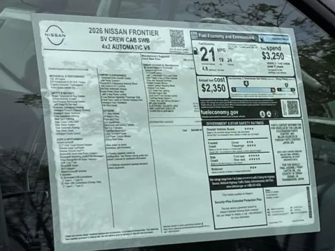 Photos of 2026 Nissan Frontier SV for sale in Cumming, GA at Nissan Of Cumming