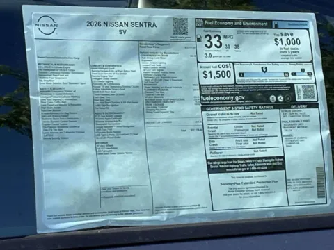 Photos of 2026 Nissan Sentra SV for sale in Cumming, GA at Nissan Of Cumming