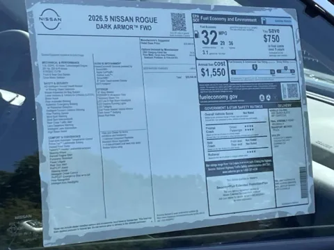 Photos of 2026 Nissan Rogue Dark Armor for sale in Cumming, GA at Nissan Of Cumming