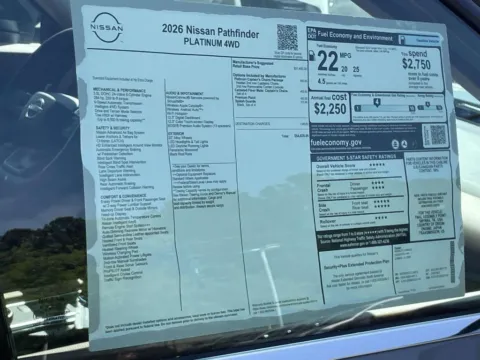 Photos of 2026 Nissan Pathfinder Platinum for sale in Cumming, GA at Nissan Of Cumming