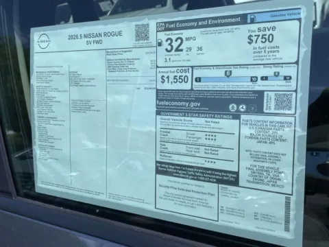 Photos of 2026 Nissan Rogue SV for sale in Cumming, GA at Nissan Of Cumming