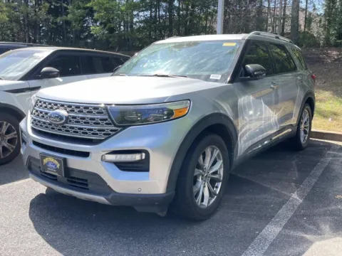Silver 2021 Ford Explorer Limited for sale in Cumming, GA