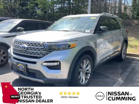 Silver 2021 Ford Explorer Limited for sale in Cumming, GA
