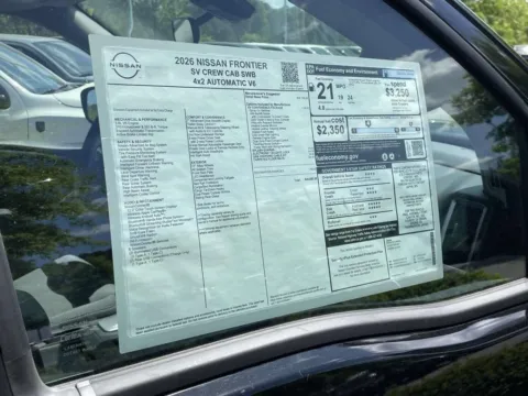 Another view of 2026 Nissan Frontier SV for sale in Cumming, GA at Nissan Of Cumming