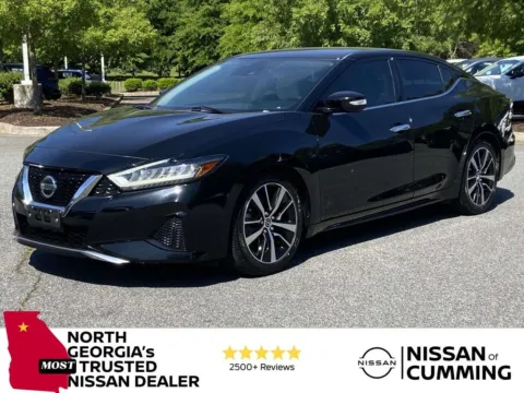Black 2021 Nissan Maxima SV for sale in Cumming, GA