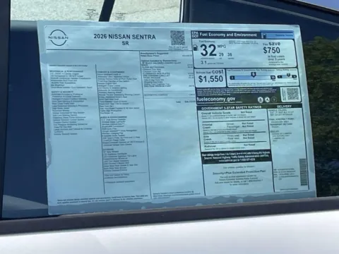 Another view of 2026 Nissan Sentra SR for sale in Cumming, GA at Nissan Of Cumming