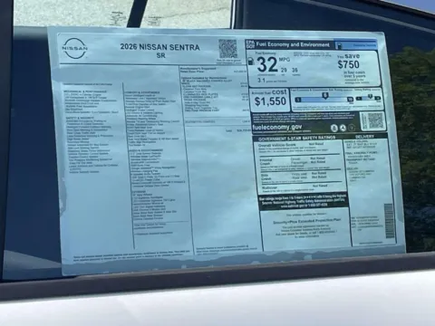 Photos of 2026 Nissan Sentra SR for sale in Cumming, GA at Nissan Of Cumming