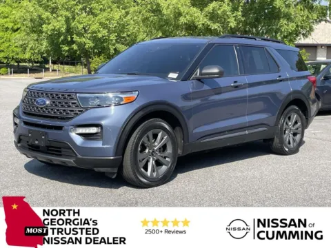 Blue 2021 Ford Explorer XLT for sale in Cumming, GA