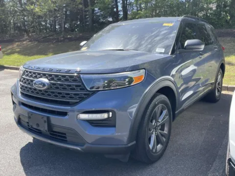 Blue 2021 Ford Explorer XLT for sale in Cumming, GA