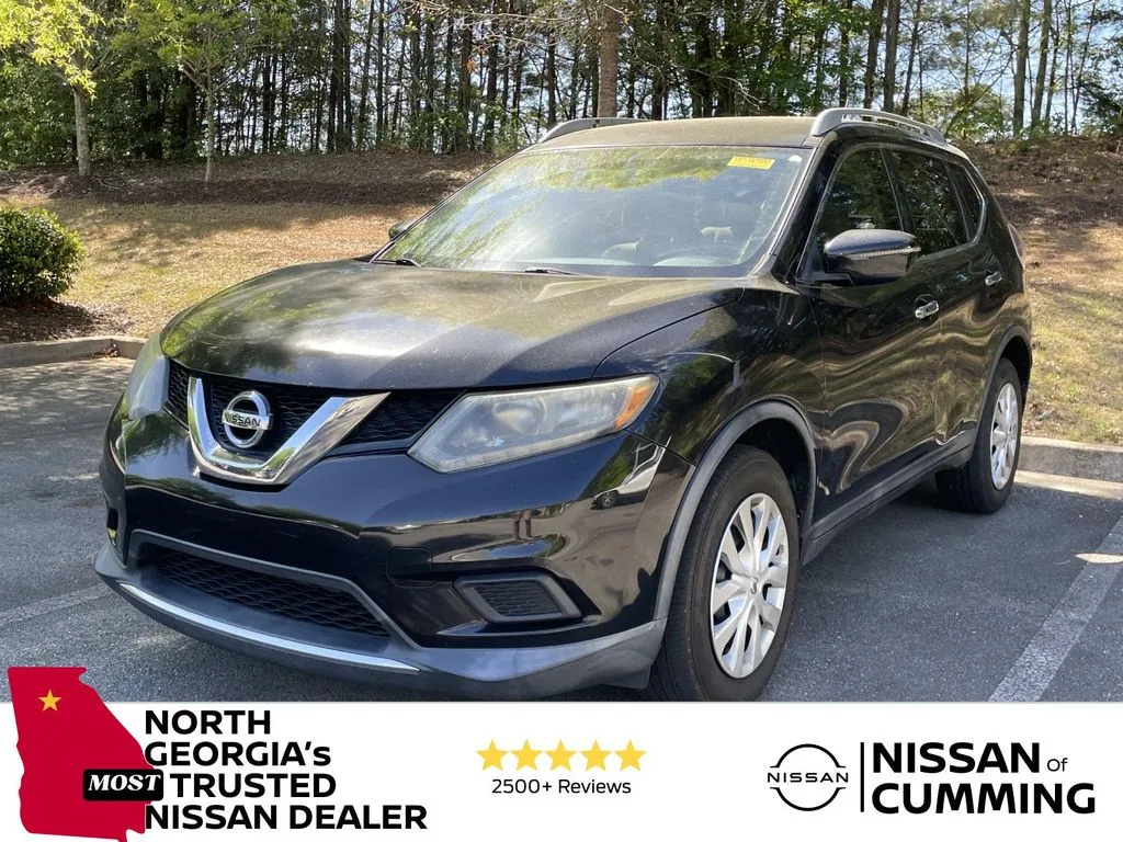Black 2016 Nissan Rogue S for sale in Cumming, GA