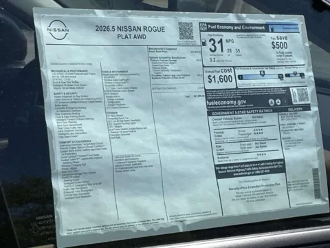 Another view of 2026 Nissan Rogue Platinum for sale in Cumming, GA at Nissan Of Cumming